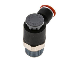 Válvula de control de flujo Codo de entrada al medidor 10 mm - R1/2'' Latón/PA 66 Tuerca de seguridad