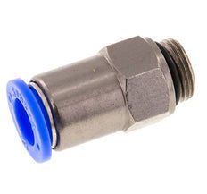 Racor rápido de 12 mm y G3/8'' macho con cierre automático de latón/PBT 0-10bar (0-145psi)