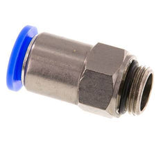 Racor rápido de 12 mm y G3/8'' macho con cierre automático de latón/PBT 0-10bar (0-145psi)