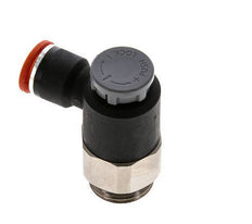 Válvula de control de flujo Codo de entrada al medidor 10 mm - G1/2'' Latón/PA 66 Tuerca de seguridad