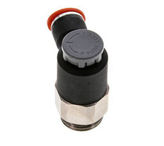 Válvula de control de flujo Codo de entrada al medidor 10 mm - G1/2'' Latón/PA 66 Tuerca de seguridad