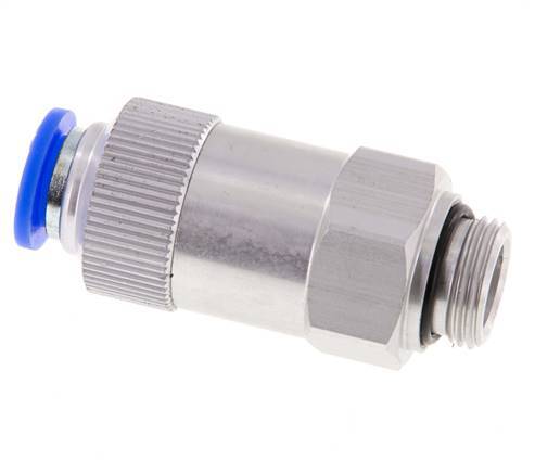 Válvula de retención a presión de 10 mm y G3/8'' macho de aluminio 0,2-10bar (3-145psi) Rosca-manguera