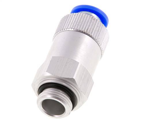 Válvula de retención a presión de 10 mm y G3/8'' macho de aluminio 0,2-10bar (3-145psi) Rosca-manguera