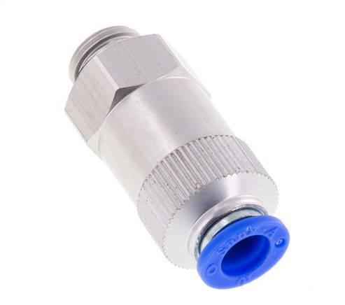 Válvula de retención a presión de 10 mm y G3/8'' macho de aluminio 0,2-10bar (3-145psi) Rosca-manguera