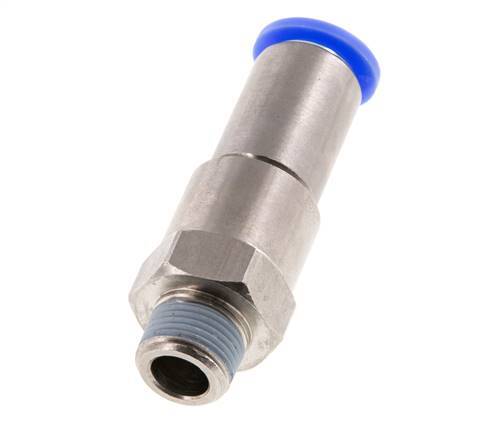 Junta giratoria rápida de 12mm y R3/8'' Roscas macho de latón niquelado/PBT NBR Giratorio