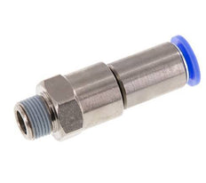 Junta giratoria rápida de 12mm y R3/8'' Roscas macho de latón niquelado/PBT NBR Giratorio