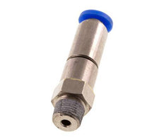 Junta giratoria rápida de 4mm y R1/8'' Roscas macho de latón niquelado/PBT NBR Giratorio