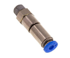 Junta giratoria rápida de 4mm y R1/8'' Roscas macho de latón niquelado/PBT NBR Giratorio