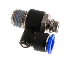 Silenciador de control de flujo Meter-Out Giratorio 12 mm - R1/2'' Latón/PA 66
