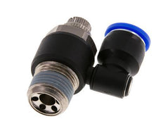 Silenciador de control de flujo Meter-Out Giratorio 12 mm - R1/2'' Latón/PA 66