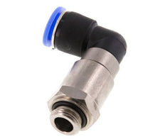 Codo de 12 mm y G3/8'' Junta giratoria rápida Rosca macho níquel-latón/PBT NBR Giratorio