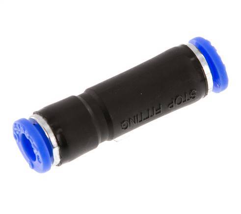Racor rápido de 6 mm con bloqueo automático de latón/PBT 0-10bar (0-145psi) [2 piezas]