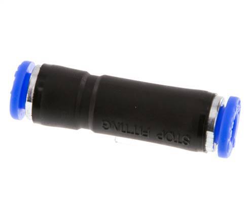 Racor rápido de 6 mm con bloqueo automático de latón/PBT 0-10bar (0-145psi) [2 piezas]