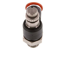 Silenciador de control de flujo Codo de entrada al medidor 6 mm - G1/8'' Latón/PA 66