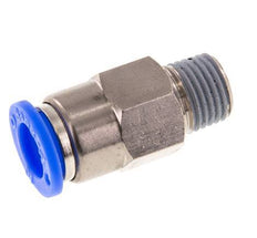 Racor rápido de 10 mm y R1/4'' macho con cierre automático de latón/PBT 0-10bar (0-145psi)