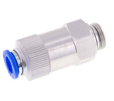 Válvula de retención a presión de 10 mm y G3/8'' macho de aluminio 0,2-10bar (3-145psi) con rosca para manguera