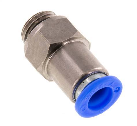 Racor rápido de 8 mm y G1/4'' macho con cierre automático de latón/PBT 0-10bar (0-145psi) [2 piezas]