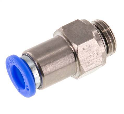 Racor rápido de 8 mm y G1/4'' macho con cierre automático de latón/PBT 0-10bar (0-145psi) [2 piezas]