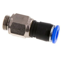 Junta giratoria de 8mm y G1/4'' Roscas macho de latón niquelado/PBT NBR Giratorio