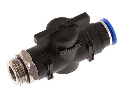 Válvula de bola recta de 2 vías 12 mm - G1/2'' Plástico/Latón