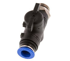 Válvula de bola recta de 2 vías 12 mm - G1/2'' Plástico/Latón