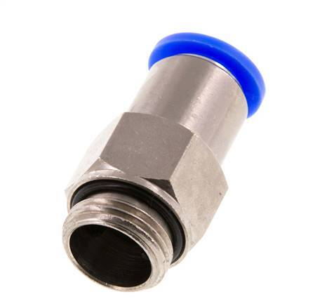 Racor rápido de 12 mm y G1/2'' macho autoblocante de latón/PBT 0-10bar (0-145psi)