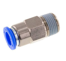 Racor rápido 10mm y R3/8'' Macho Latón autoblocante/PBT 0-10bar (0-145psi)