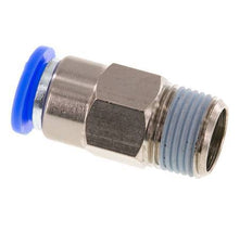 Racor rápido 10mm y R3/8'' Macho Latón autoblocante/PBT 0-10bar (0-145psi)