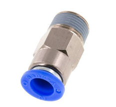 Racor rápido 10mm y R3/8'' Macho Latón autoblocante/PBT 0-10bar (0-145psi)