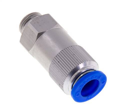 Válvula de retención a presión de 12 mm y G3/8'' macho de aluminio 0,2-10bar (3-145psi) Rosca-manguera
