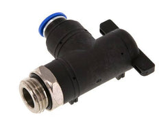 Válvula de bola de codo de 2 vías 10 mm - G1/2'' Plástico/Latón