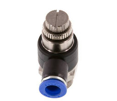 Silenciador de control de flujo Codo de salida de contador 8 mm - G3/8'' Latón/PA 66