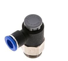 Válvula reguladora de caudal Codo de salida de contador 10 mm - G1/2'' Latón/PA 66 Tuerca de seguridad