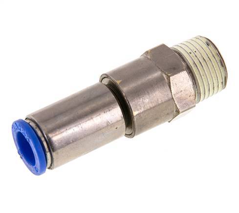 Junta giratoria rápida de 12mm y R1/2'' Roscas macho de latón niquelado/PBT NBR Giratorio