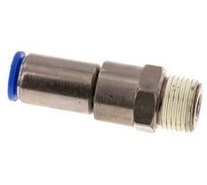 Junta giratoria rápida de 12mm y R1/2'' Roscas macho de latón niquelado/PBT NBR Giratorio