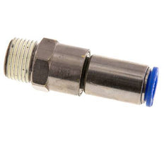 Junta giratoria rápida de 12mm y R1/2'' Roscas macho de latón niquelado/PBT NBR Giratorio
