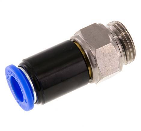Junta giratoria de 12mm y G1/2'' Roscas macho de latón niquelado/PBT NBR Giratorio