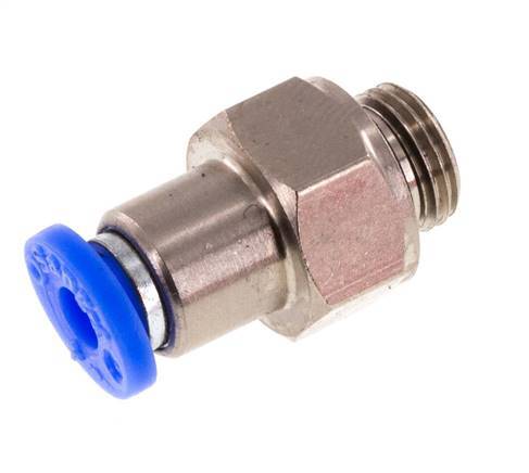 Válvula de retención a presión de 4 mm y G1/8'' macho de latón/PBT 0,2-10bar (3-145psi) con rosca para manguera