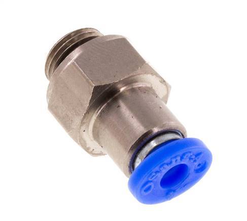 Válvula de retención a presión de 4 mm y G1/8'' macho de latón/PBT 0,2-10bar (3-145psi) con rosca para manguera