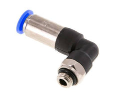 Racor rápido 8mm y G1/8'' Codo autoblocante macho Latón/PBT 0-10bar (0-145psi)