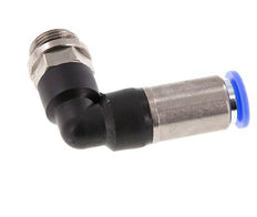 Racor rápido 10mm y G3/8'' Codo autoblocante macho Latón/PBT 0-10bar (0-145psi)