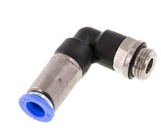 Racor rápido 10mm y G3/8'' Codo autoblocante macho Latón/PBT 0-10bar (0-145psi)