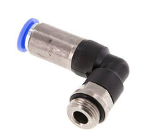 Racor rápido 10mm y G3/8'' Codo autoblocante macho Latón/PBT 0-10bar (0-145psi)