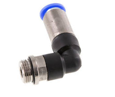 Racor rápido 10mm y G3/8'' Codo autoblocante macho Latón/PBT 0-10bar (0-145psi)