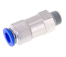 Válvula de retención de 12mm y R3/8'' macho de aluminio 0.2-10bar (3-145psi) Rosca-manguera