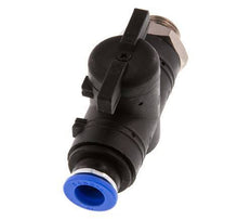 Válvula de bola recta de 2 vías 10 mm - G3/8'' Plástico/Latón