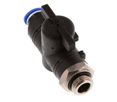 Válvula de bola recta de 2 vías 10 mm - G3/8'' Plástico/Latón