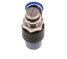 Silenciador de control de flujo Codo de salida del medidor 10 mm - R3/8'' Latón/PA 66