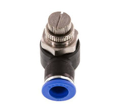 Silenciador de control de flujo Codo de salida del medidor 10 mm - R3/8'' Latón/PA 66
