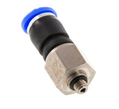 Junta giratoria de 6mm y M5 Rosca macho níquel-latón/PBT NBR giratorio